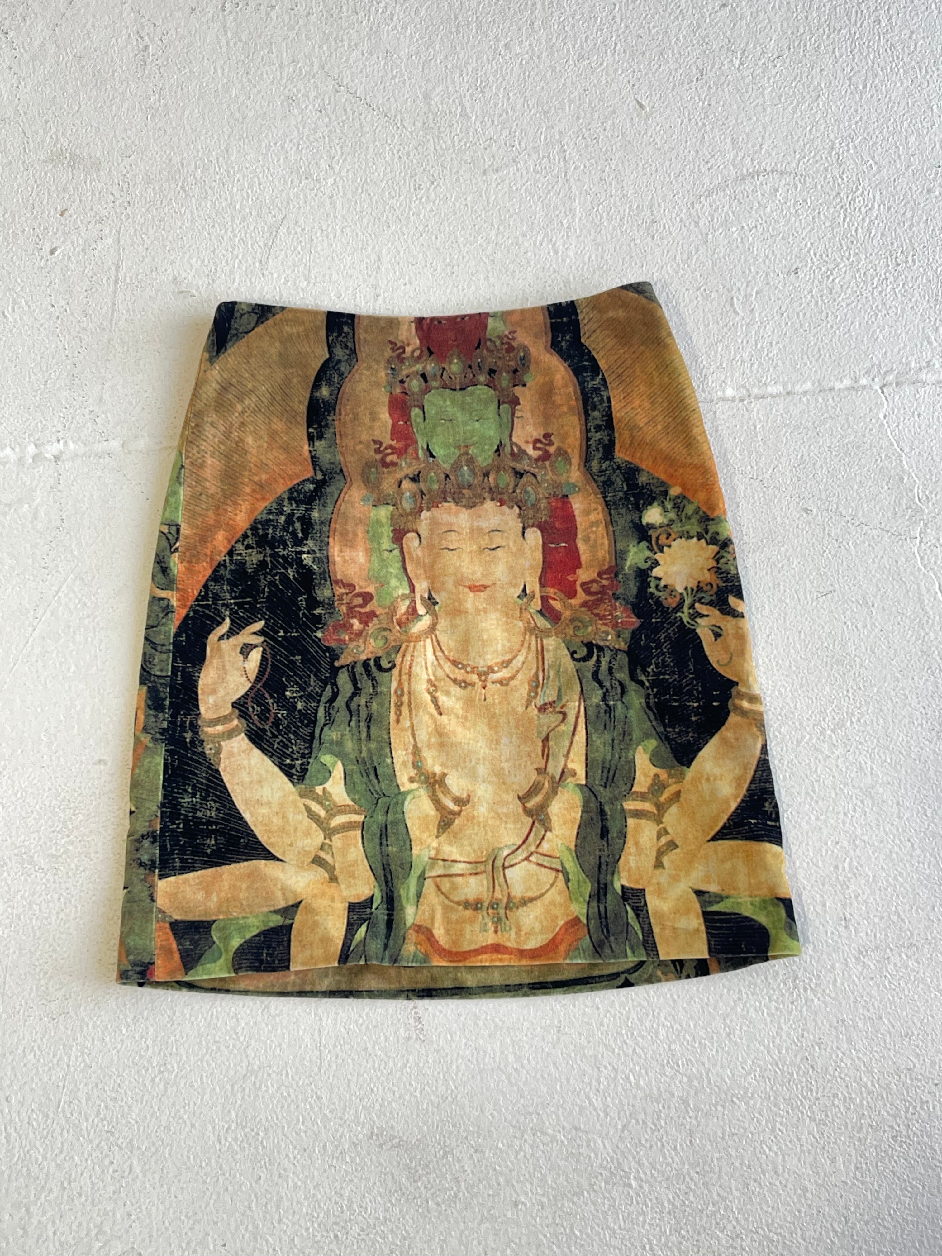 archival vivenne tam 90s budda skirt