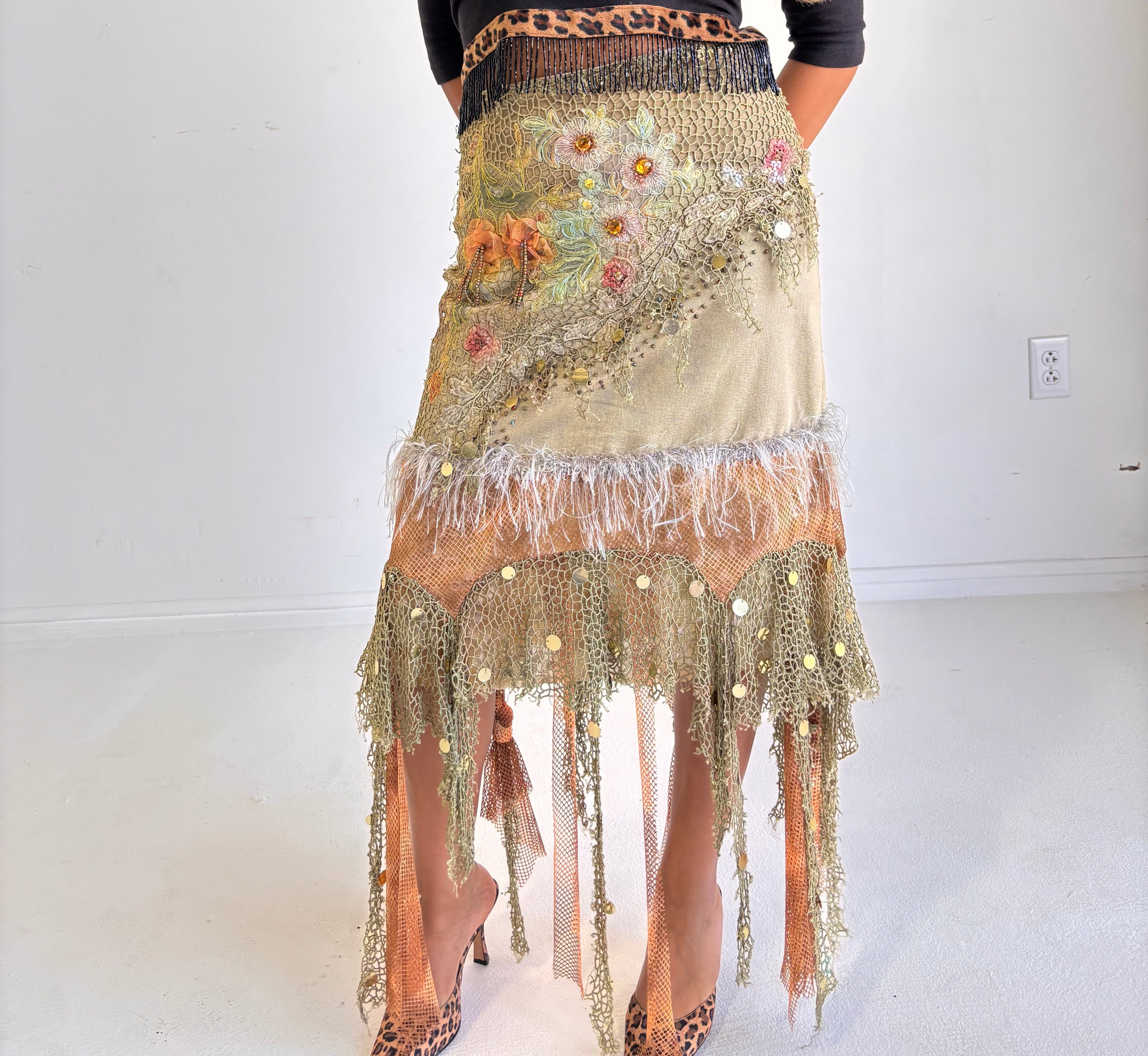 RARE COLLECTOR mermaid maxi skirt