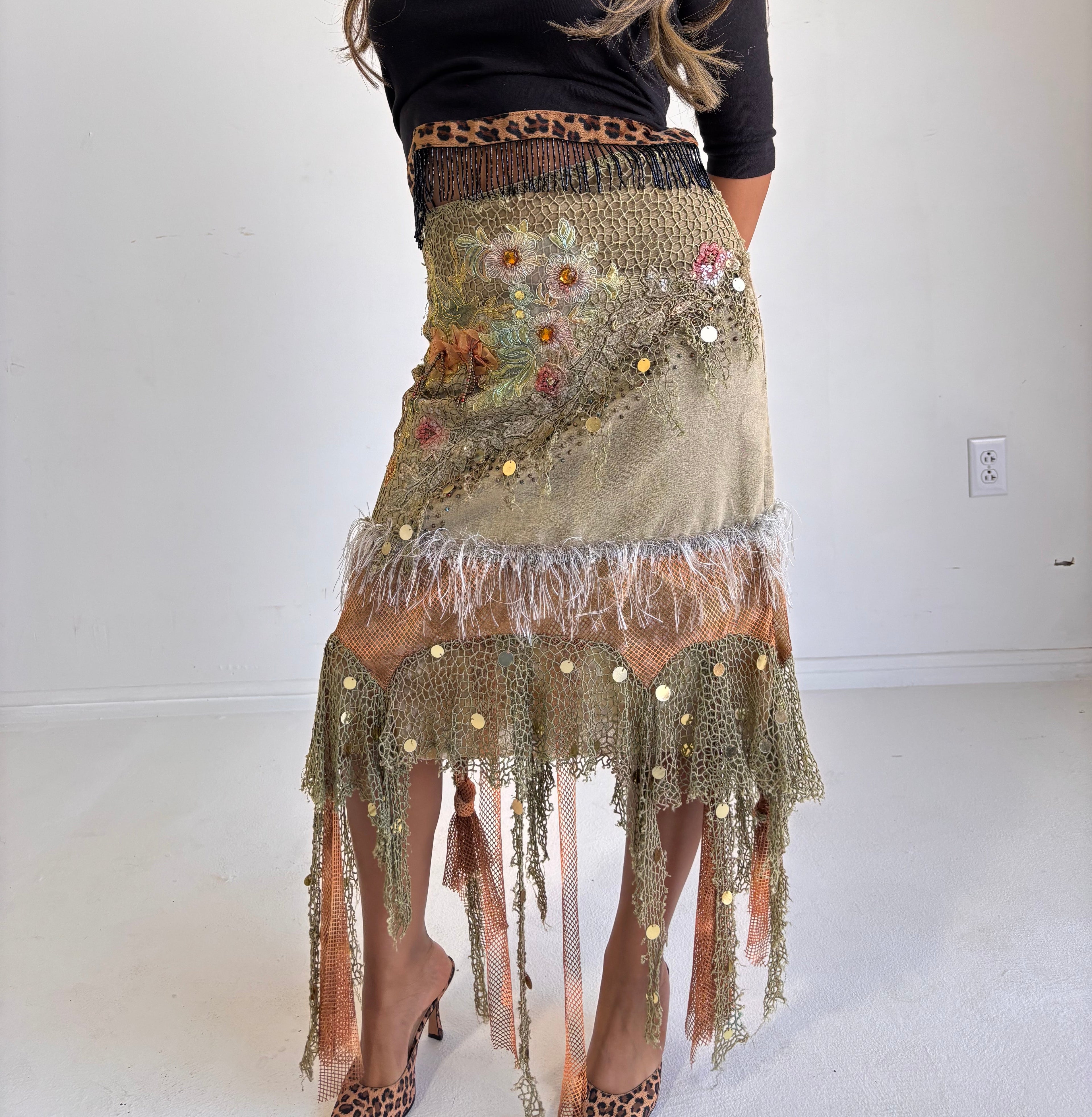 RARE COLLECTOR mermaid maxi skirt